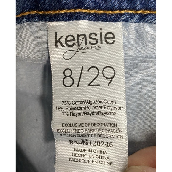 Kensie Denim‎ Mini Skirt Size 8/29 Frayed Hem Distressed - Picture 9 of 10